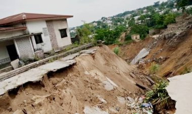 Kinshasa : les pluies successives amplifient les érosions et menacent les habitations dans la commune de Mont Ngafula