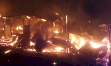 Kinshasa - Marché de Matete : l'incendie est parti d'un tas d'immondices brûlés