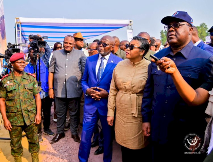 Kinshasa -Infrastructures : Tshisekedi lance les travaux de construction de la rocade 