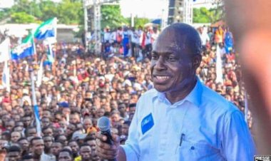 L’opposant Martin Fayulu en meeting ce 31 août à place Sainte Thérèse