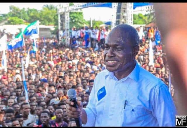 L’opposant Martin Fayulu en meeting ce 31 août à place Sainte Thérèse 