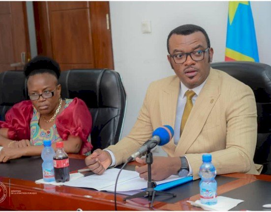 RDC: Le Ministre de la Fonction Publique affirme  la mécanisation des fonctionnaires, malgré la guerre