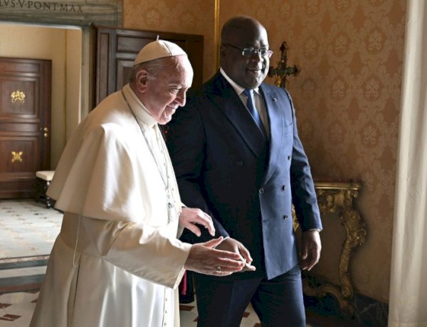 Félix Tshisekedi à Rome pour les obsèques du Pape François